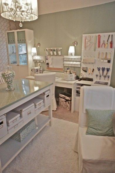 Trucs pour créer sa Craft room de rêve! Craft room - bijoux