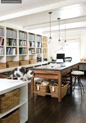 Trucs pour créer sa Craft room de rêve! Craft room - atelier rustique