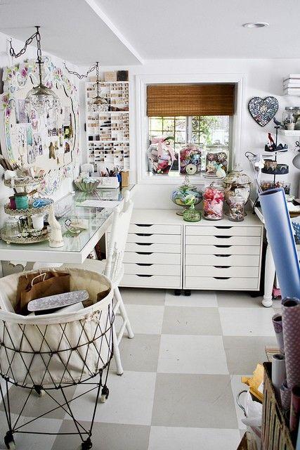 Trucs pour créer sa Craft room de rêve! Craft room - vintage