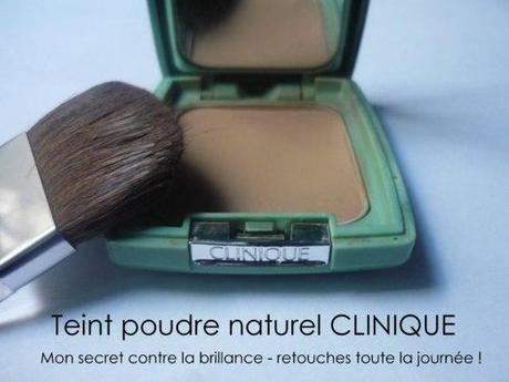 Teint poudre naturel Clinique – mon secret contre la brillance 