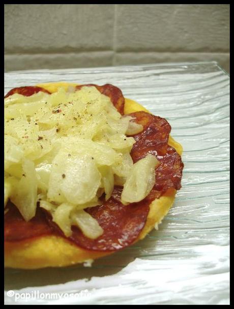 TARTELETTES FINES OIGNONS CHORIZO Image2