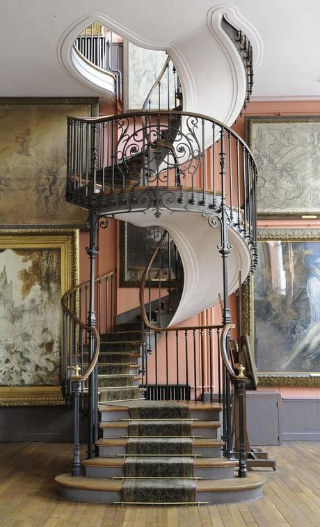 Escalier de l'atelier de Gustave Moreau, Paris, Musée Gustave Moreau (c) RMN-GP / Franck Raux