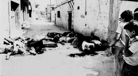 - Les camps de Sabra et Shatila, à Beyrouth, en 1982. REUTERS/Ali Jarekji. -