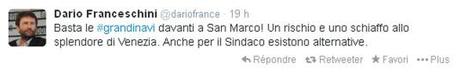 Dario Franceschini sera t’il le sauveur de Venise ? Basta!