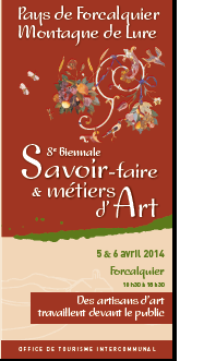 Forcalquier : biennale du Savoir-faire et métiers d'Art le 5 et 6 avril