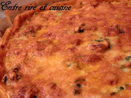 Quiche aux Epinards / Chorizo / Fromages + Mises à l'honneur