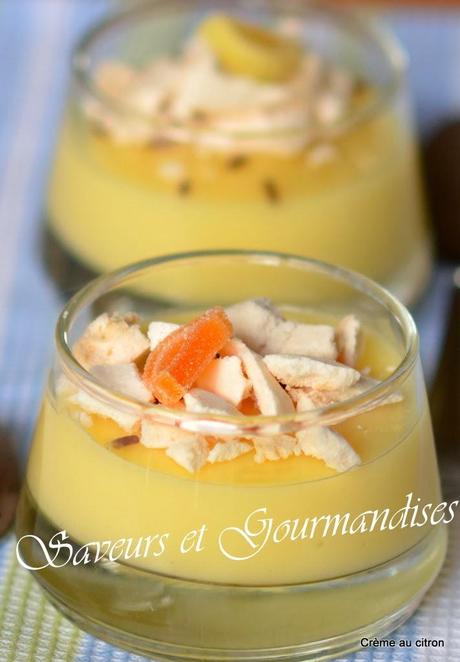 Crèmes au Citron Meringué. Crèmes au Citron Meringué.