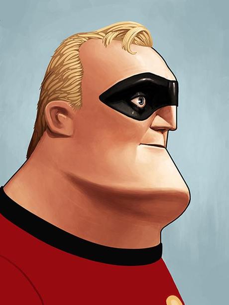 Le monde de Disney revisité par les illustrateurs de « Mondo » NothingImpossible-Mondo-Incredibles
