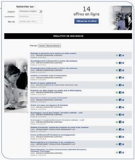 Université de Strasbourg : Lancement du 1er training-board sur Facebook - Ma formation continue à l’université