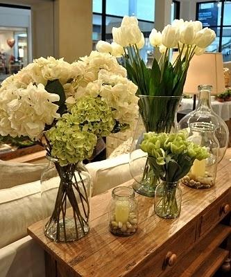 Comment incorporer le printemps dans sa déco maison! Printemps - fleurs blanches