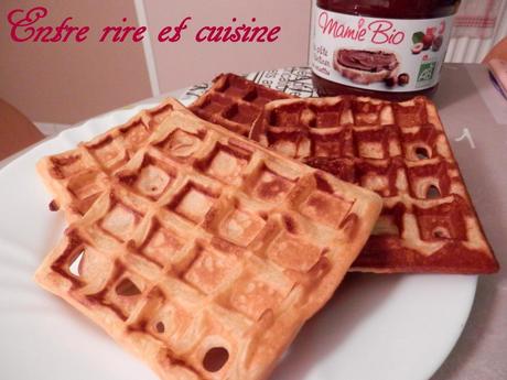 Gaufres vanillées façon Cyril Lignac Les premières ont un peu trop doré mais elles ont été mangése sans problème !