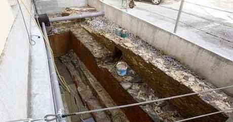 Une piscine romaine découverte dans les thermes de Lugo en Espagne