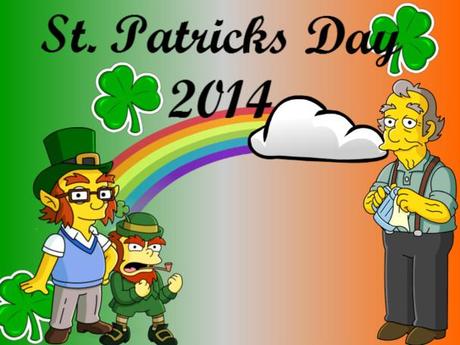 La St-Patrick c'est le 17 mars, mais c'est déjà sur les Simpson sur iPhone