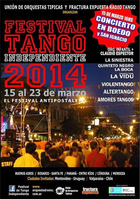 Cinquième Festival Indépendant de Tango ce soir [à l'affiche]