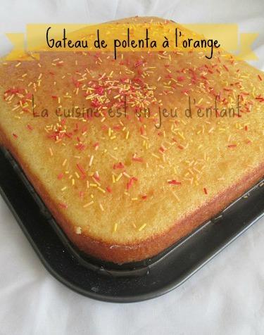 Gâteau de polenta à l'orange