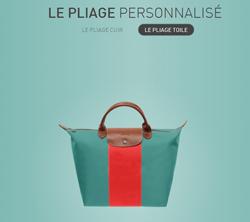 longchamp-2014-4 Sac pliage toile personnalisable longchamp