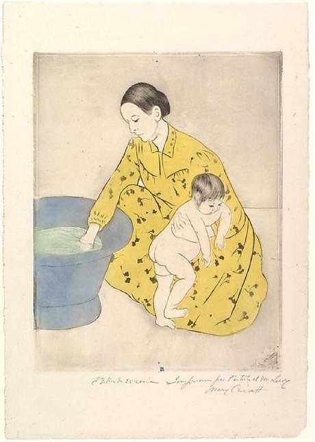 Les femmes de Mary Cassat Le-bain---Mary-Cassatt---1890-1891.jpg