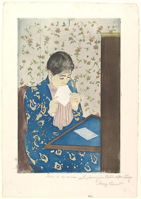 Les femmes de Mary Cassat La-lettre---Mary-Cassatt---1890-1891.jpg