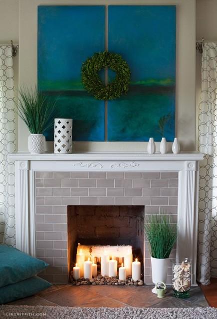 3 façons de décorer sa cheminée pour l’été! Cheminée - été