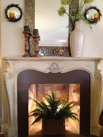 3 façons de décorer sa cheminée pour l’été! Cheminée - lumière et verdure
