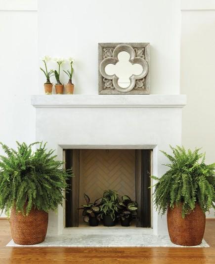 3 façons de décorer sa cheminée pour l’été! Cheminée - verdures