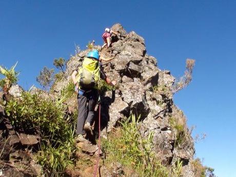 Les Trois Salazes, alpinisme tropical entre les cirques (Réunion) Ascension vers les Trois Salazes, Réunion