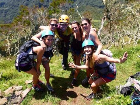 Les Trois Salazes, alpinisme tropical entre les cirques (Réunion) La fine équipe, Trois Salazes, Réunion