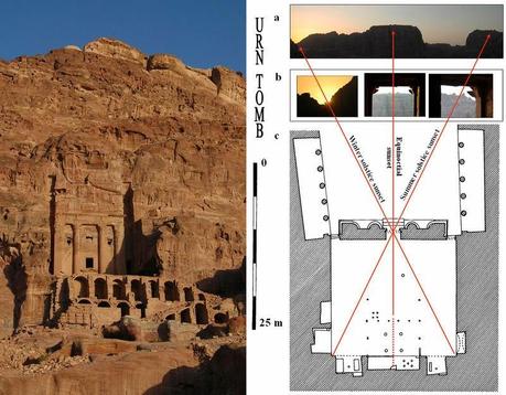 Les monuments de Petra auraient été construits selon des orientations astronomiques Les monuments de Petra auraient été construits selon des orientations astronomiques