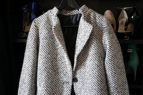 Manteau She Inside SheInside - Black & White Long Sleeve Oversize Houndstooth Coat (3) Manteau She Inside SheInside - Black & White Long Sleeve Oversize Houndstooth Coat (3)