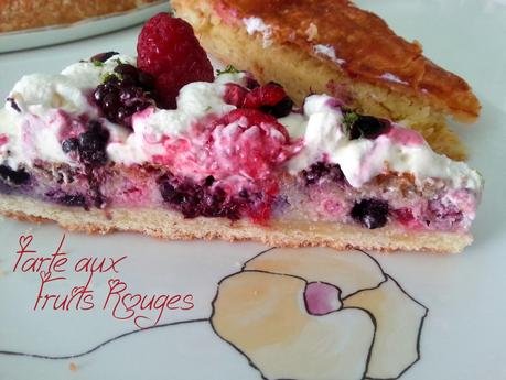 Tarte aux Fruits Rouge & Ganache au Chocolat Blanc