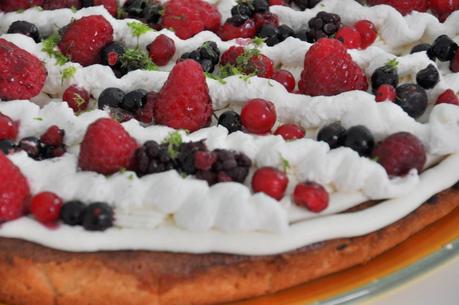 Tarte aux Fruits Rouge & Ganache au Chocolat Blanc