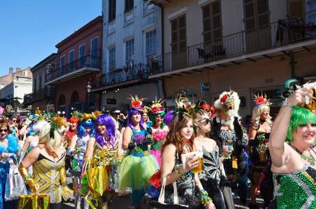 Mes 30 ans pendant Mardi Gras à La Nouvelle-Orléans parade