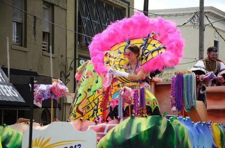 Mes 30 ans pendant Mardi Gras à La Nouvelle-Orléans parade2