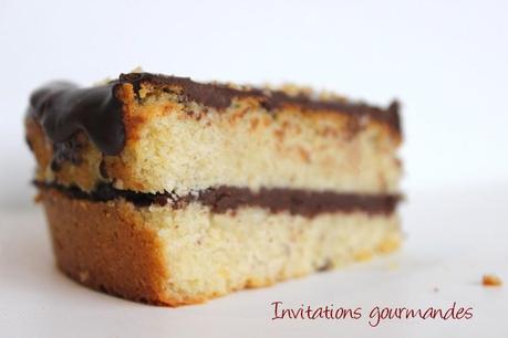 Le moelleux chocolat blanc fourré ganache chocolat noir IMG_1097