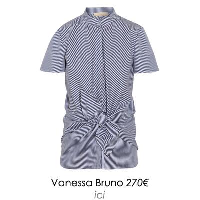 LA CHEMISE NOUÉE POUR METTRE EN VALEUR LA TAILLE Chemise à nouer vanessa bruno