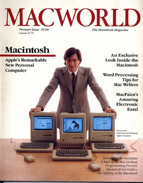 Steve Jobs et le Macintosh en 1984