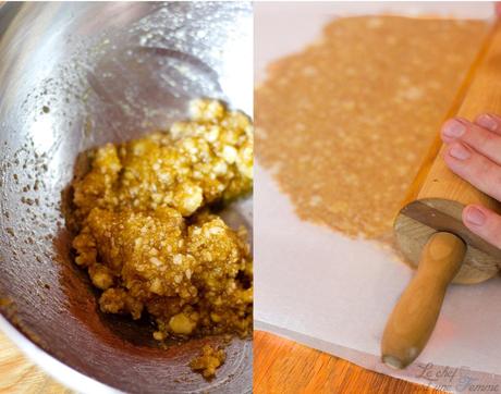 Pavé de cabillaud en croûte de noix de macadamia et son panais confits, accompagné d’un coulis de mangue Cabillaud macadamia 7