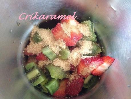 Smoothie fraise kiwi banane au Cook'in IMG_4053