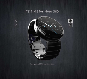 Cet été, Motorola lance sa montre intelligente : la moto 360