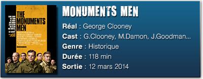 FICHE TECH MM [CINÉMA] Notre critique de The Monuments Men