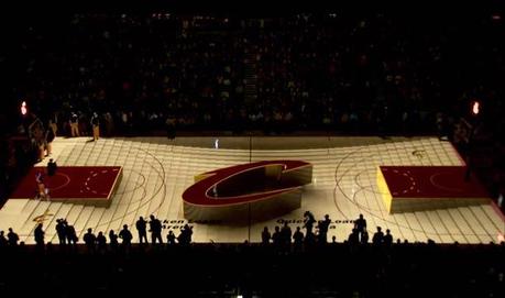 Une équipe NBA transforme son parquet avec des animations 3D
