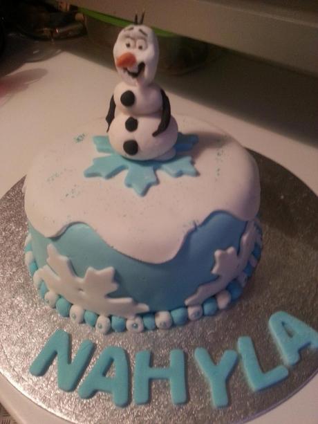 Gâteau 3D, Reine des neiges