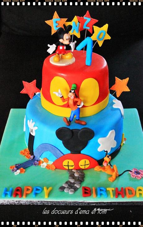 Gâteau maison Mickey