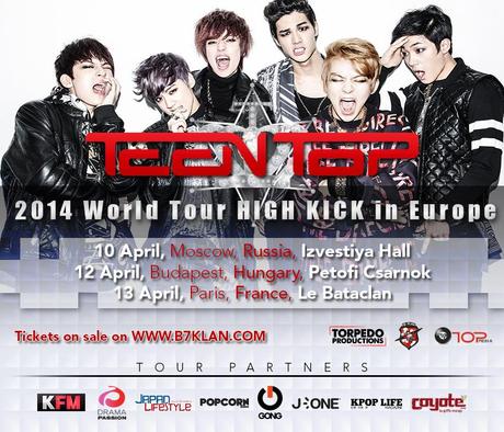 TEEN TOP world tour High Kick