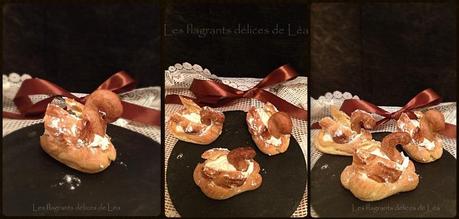 Cygnes en pâte à choux montage choux