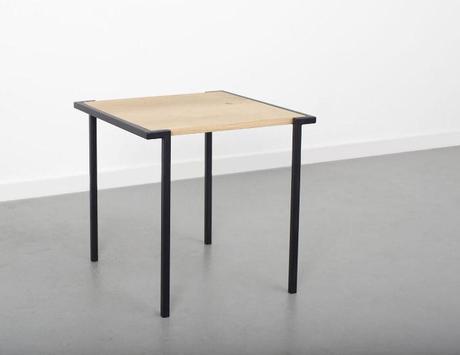 MIRAGE meuble de bois cerclé d’acier par le Studio Hekla MIRAGE meuble de bois cerclé d’acier par le Studio Hekla