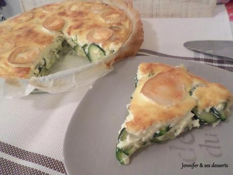 TarTe AuX CouRGeTTeS & Au FRoMaGe De CHèVRe SAM_0840