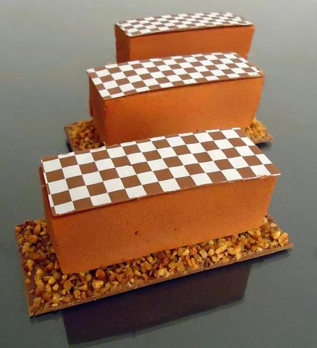 Lingots praliné caramel et chocolat au lait Lingots praliné caramel et chocolat au lait