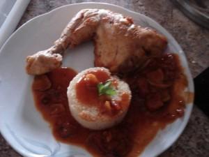 Cari de poulet aux tomates et aux champignons 7