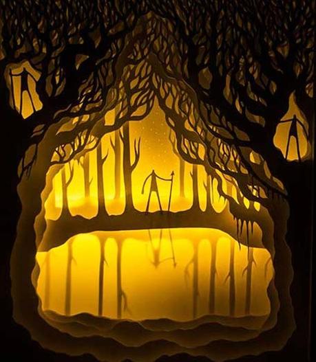 LIGHTING PAPER BOX hari-and-deepti-paper-art-6